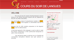 Desktop Screenshot of cslangues.be